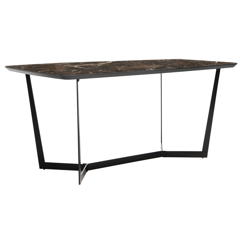 Table de salle à manger à tréteaux 35,4 po LaMattina