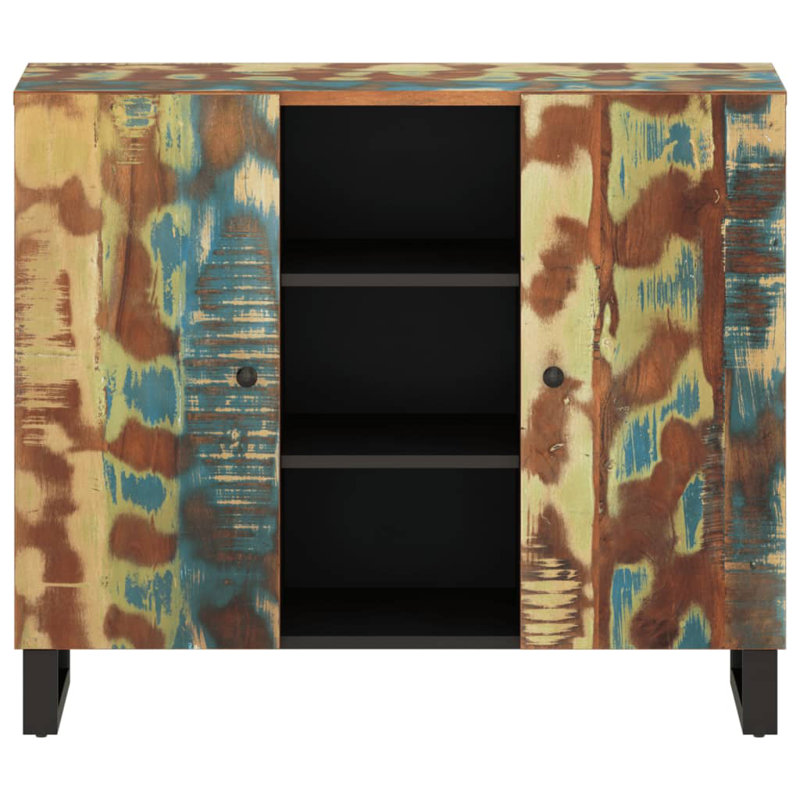 Lorrainne 90cm Solid Wood Sideboard, Reclaimed Wood