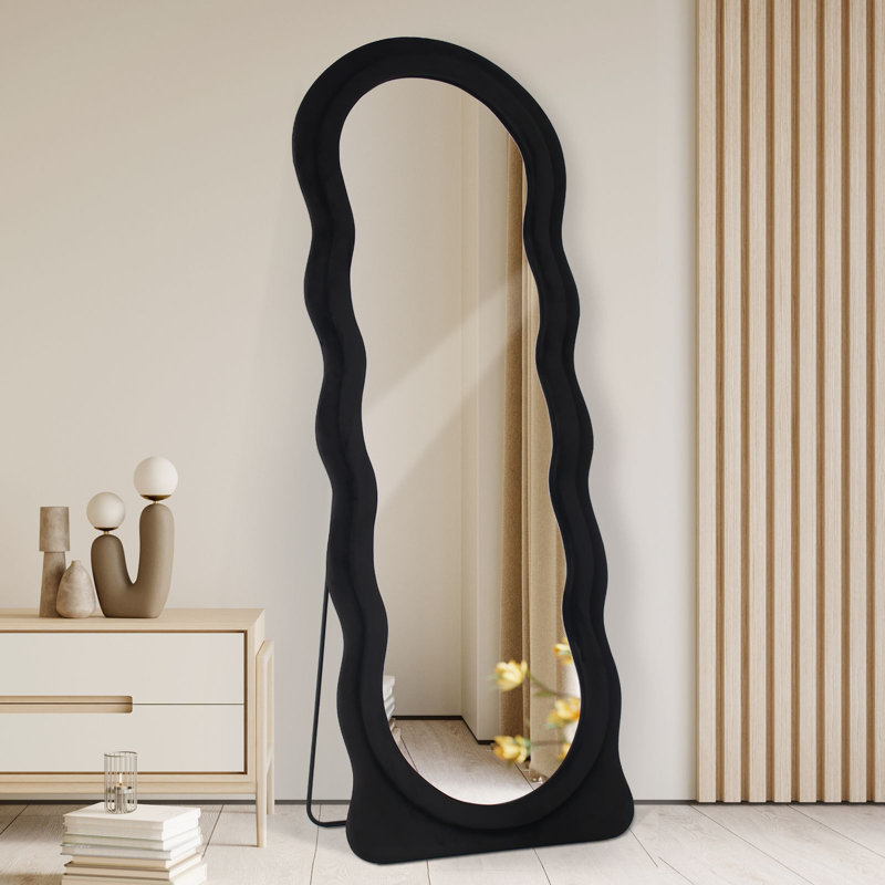 Miroir pleine grandeur, Noir, noir, noir, noir, 63 po x 24 po