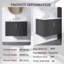 Meuble-lavabo mural 30 po avec lavabo en céramique-718893330