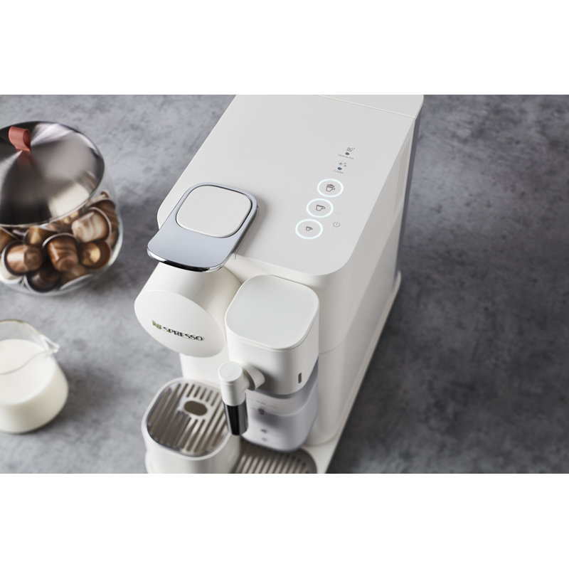 Nespresso Lattissima One Original Coffee and Espresso Machine with Milk Frother by De'Longhi, White