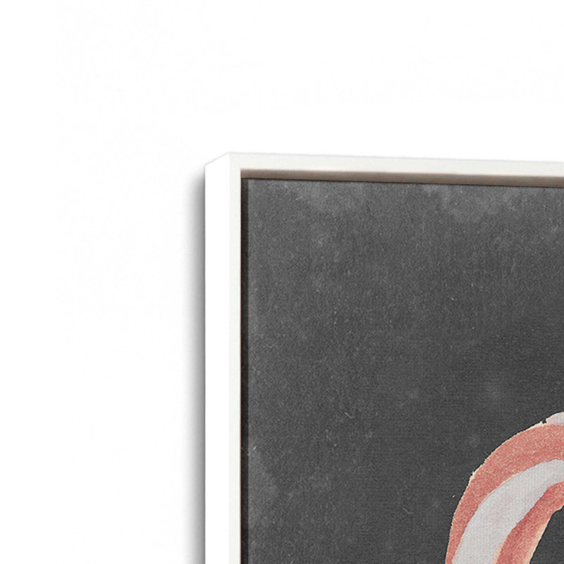 «Candy Cane», reproduction magique sur toile, H 30,75 po x l 20,75 po, Cadre flottant blanc