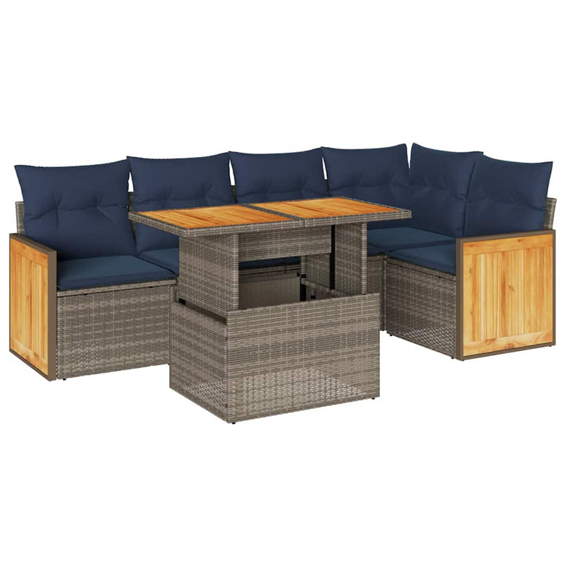 55cm Wide Patio Sofa with Cushions
