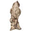 Statue aigle en bois flotté sur souche
