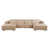 Beige Genuine Leather est en rupture de stock sélectionné