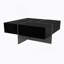 Table basse au design unique avec 4 compartiments de rangement cachés, table basse carrée-848054139