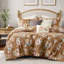 Ensemble d'édredon floral 7 pièces Cal King Vin-131299017-131299016