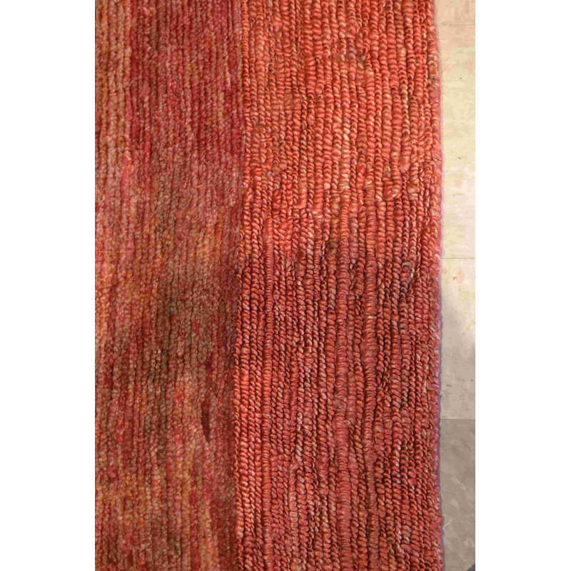 Jute / Sisal Area Rug in Red