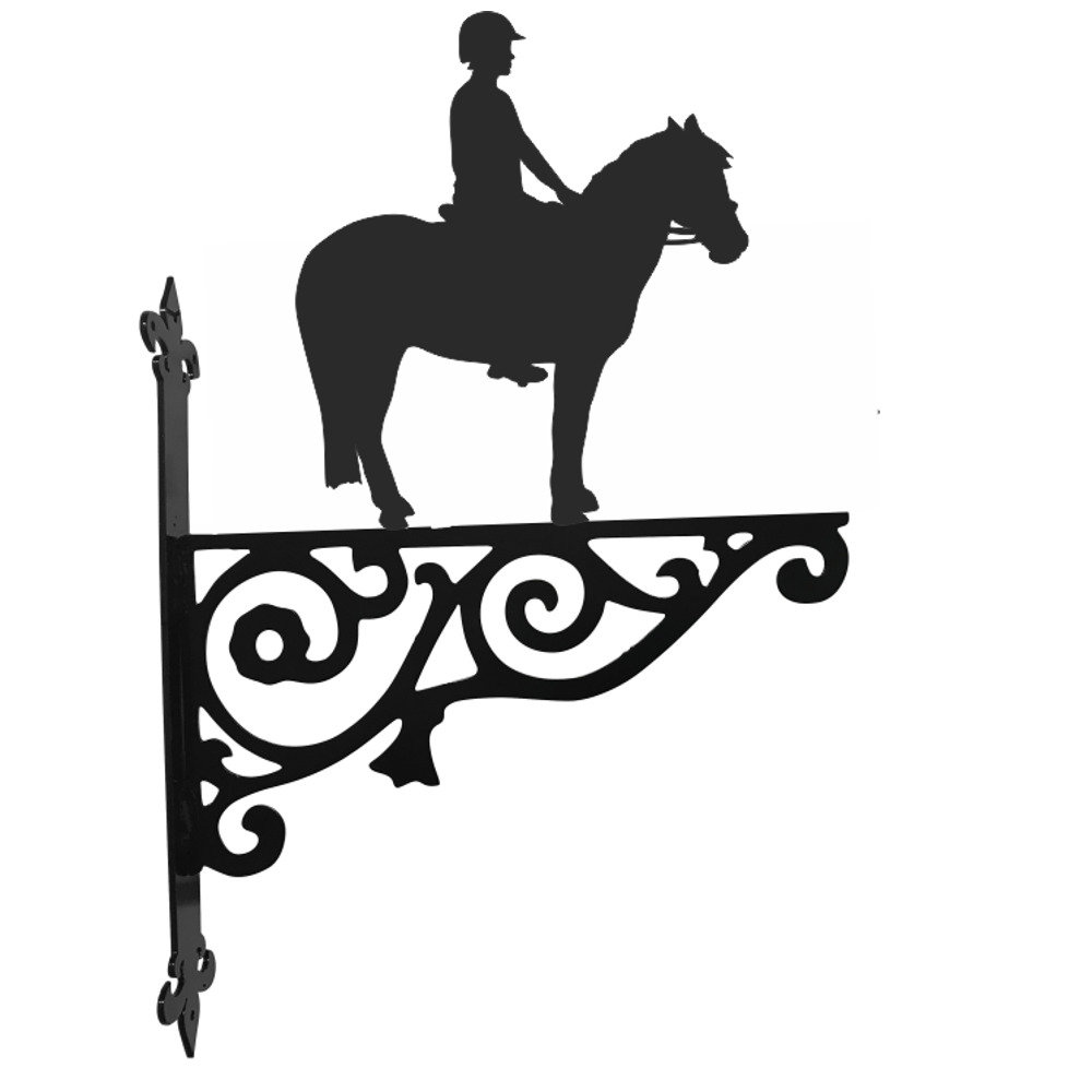 Pony and Rider Ornamental Bracket