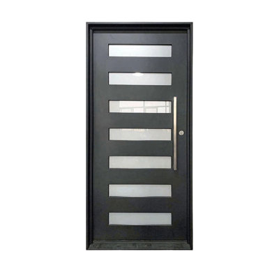 Stratus Single Wrought Iron Door