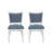 Lainey Blue Stripe Side Chair-1341305053