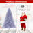 7.5 Ft Pre-Lit Tinsel Artificial Christmas Tree-125816826