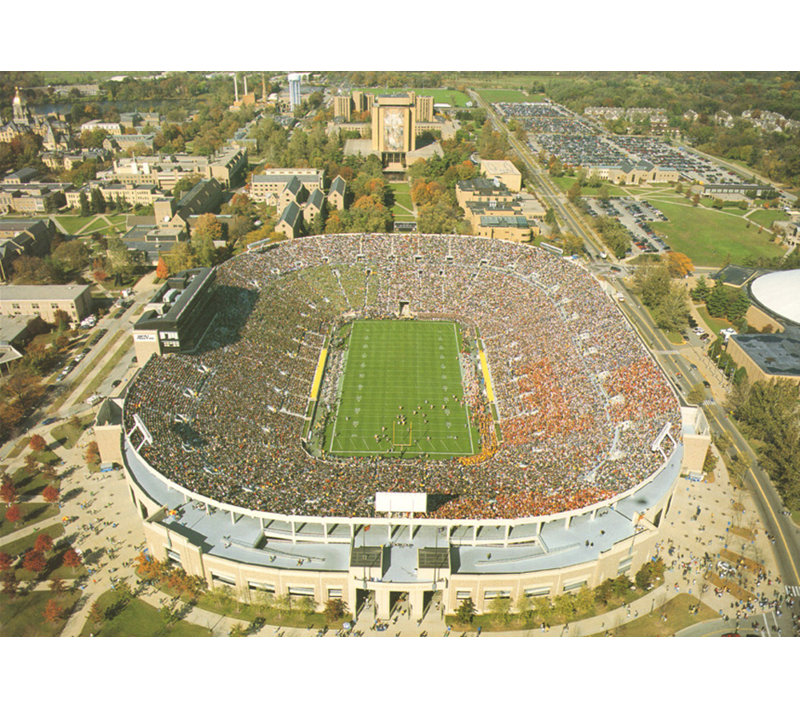 Notre Dame Stadium, South Bend, H 17 po x l 24 po