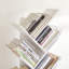 Sarahi 141.5 cm H x 50 cm W Solid Wood Geometric Bookcase-889065316