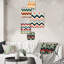 Christenson - Ensemble d'art mural à chevrons 5 pièces