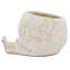 Jardinière en sable et en ciment de 9,5 po x 8,3 po x 6,5 po avec finition beige texturée, idéale pour créer un coin dans votre jardinière, superbe décoration pour la chambre à coucher