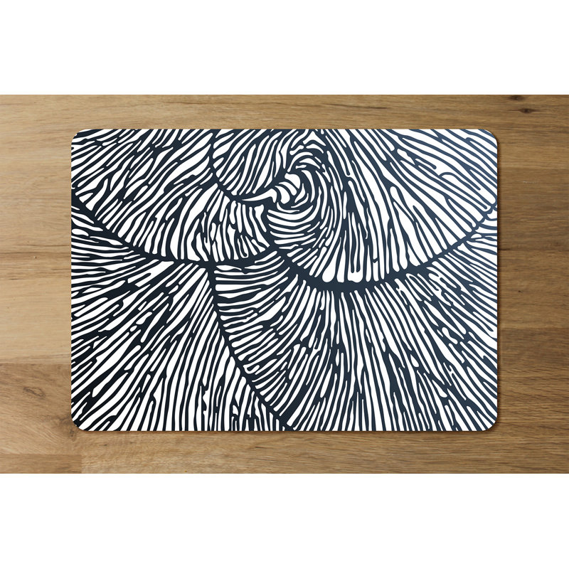 Drabbant Wood Striped Rectangle Placemat