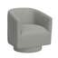 Fauteuil d'appoint pivotant gris-596552996