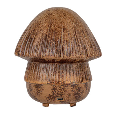 Stoneware Mushroom Oil Diffuser With Timer