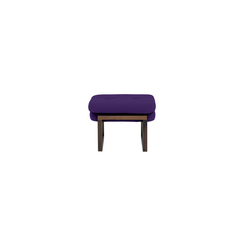 Melinda Upholstered Bench, 18" H x 24" W x 22" D, Purple