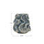 Fieldway Organic Shaped Stoneware Vase with Wavy Pattern Exterior
