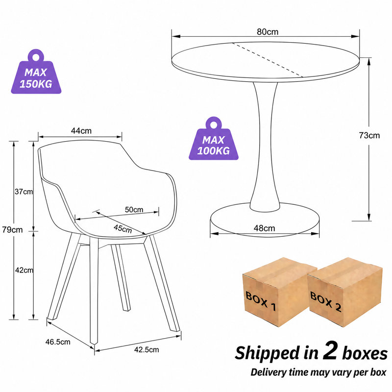 Dining Set, Black
