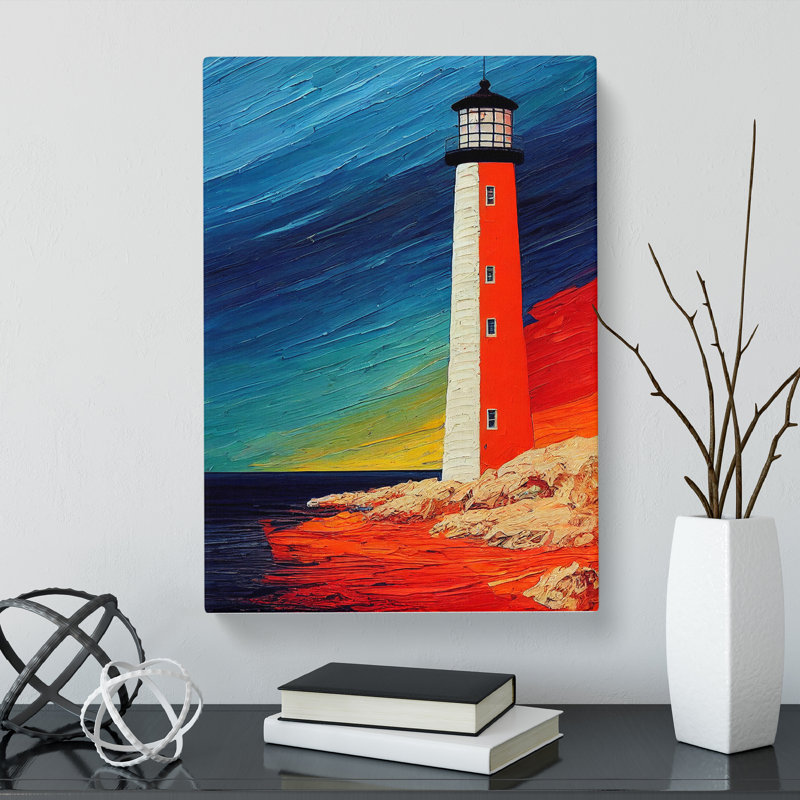 Lighthouse In Colour Vol.3 - Wrapped Canvas, 76cm H x 50cm W x 3cm D