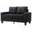 Causeuse modulaire Newbury, noir