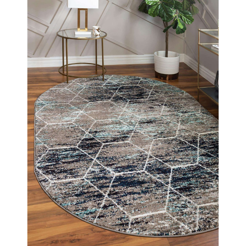 Galitea Geometric Indoor Rug, Octagon 5' x 5'