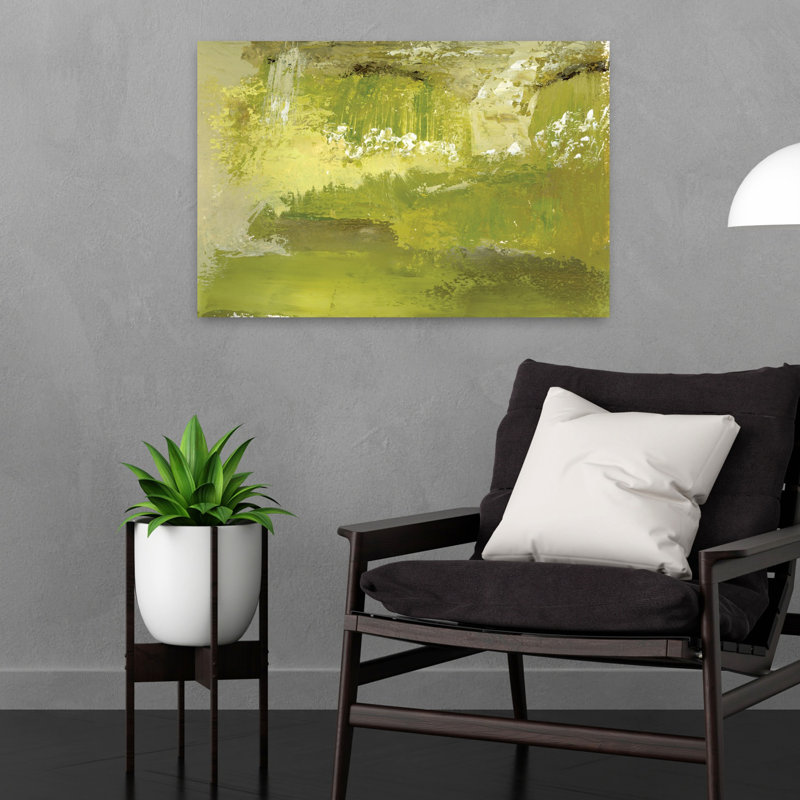 Chartreuse Clearing by Breanna Megan Studio - Wrapped Canvas Print, 60.96 cm H x 40.64 cm W