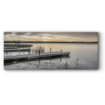 Été, lever de soleil sur toile