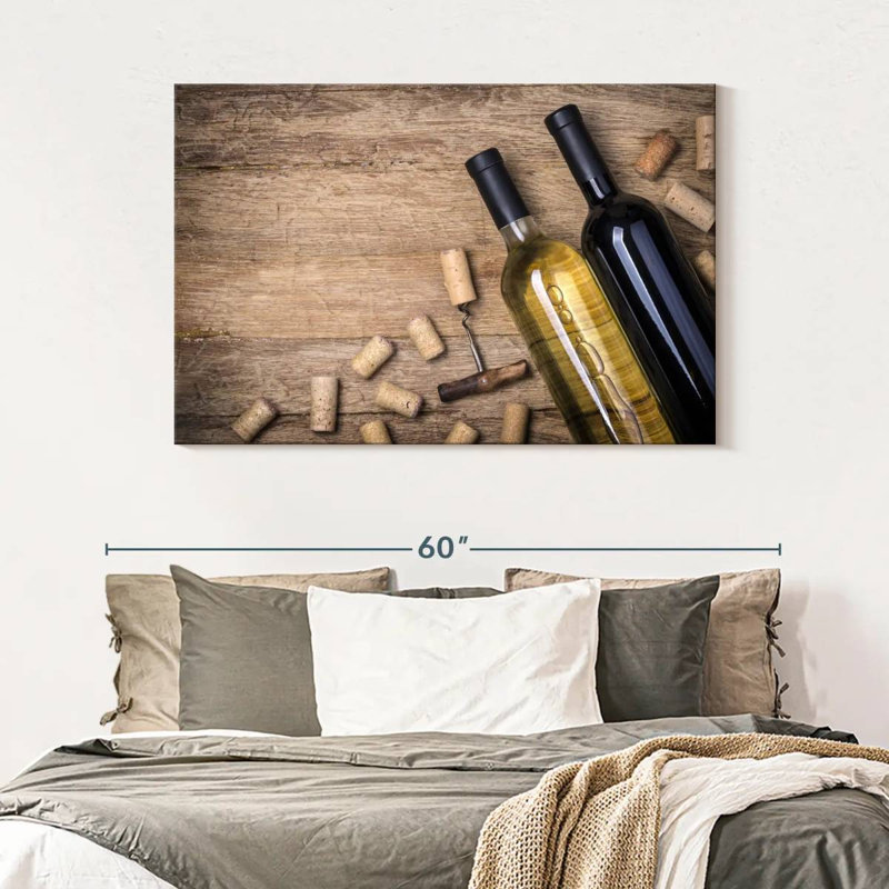 Yarlin Red And White Wine, 32" H x 48" W