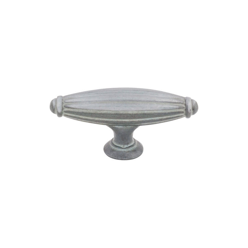 Tuscany 2 5/8" Length Bar Knob, 2 5/8" Length, Pewter Light