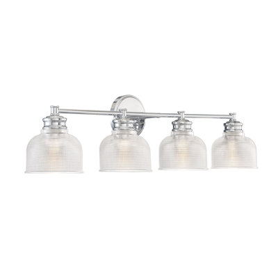 Luminaire suspendu en chrome 4 lumières Meridian