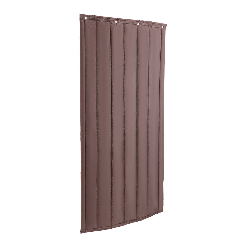 Rideau en mélange de coton Yosgart, L 39,5 po x L 82,68 po, Café