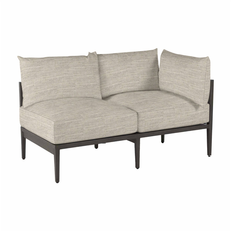 Raf aluminium Santa Barbara, Pas de soudure, Standard Plus, Sunbrella® ‑ lin colombe