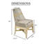 Chaise de salle à manger en bois de manguier Delanne