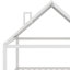 Lit en bois avec clôture-458750017