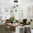 3-Light 5.1" Wide Semi Flush Mount Ceiling Light With Water Glass-1324760123