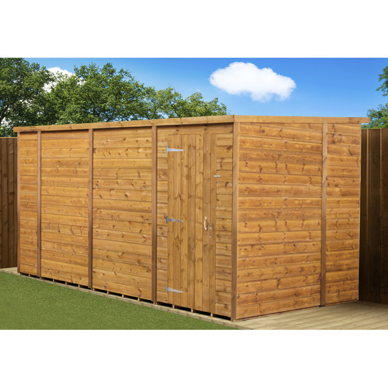 Modular Pent Garden Shed 14X6 No Windows
