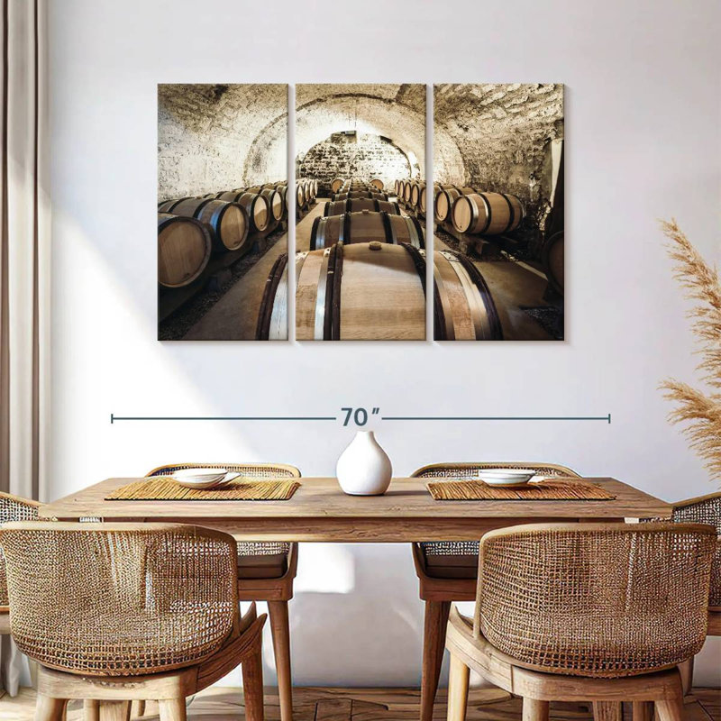Yarlin Ancient Wine Cellar, 36" H x 57" W