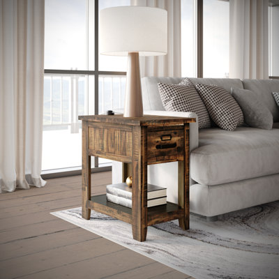 Table de bout avec rangement Koichiro