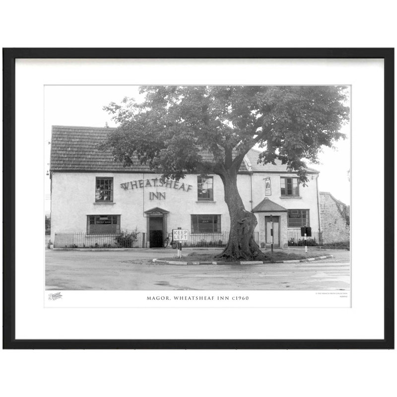 Magor, Wheatsheaf Inn C1960 - Single Picture Frame Print, 40cm H x 50cm W x 2.3cm D