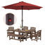 Parasol de marché avec manivelle Beka-1888641358-1993200670