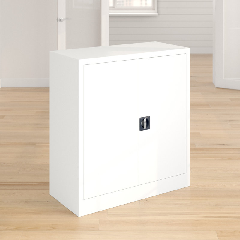 2 -Door 2 -Shelf, White