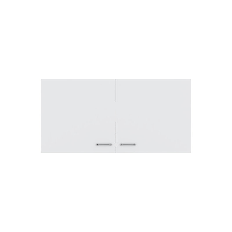 Armoire murale Napoles, deux tablettes, porte double