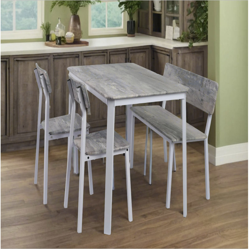 Modem 4 piece dining table set
