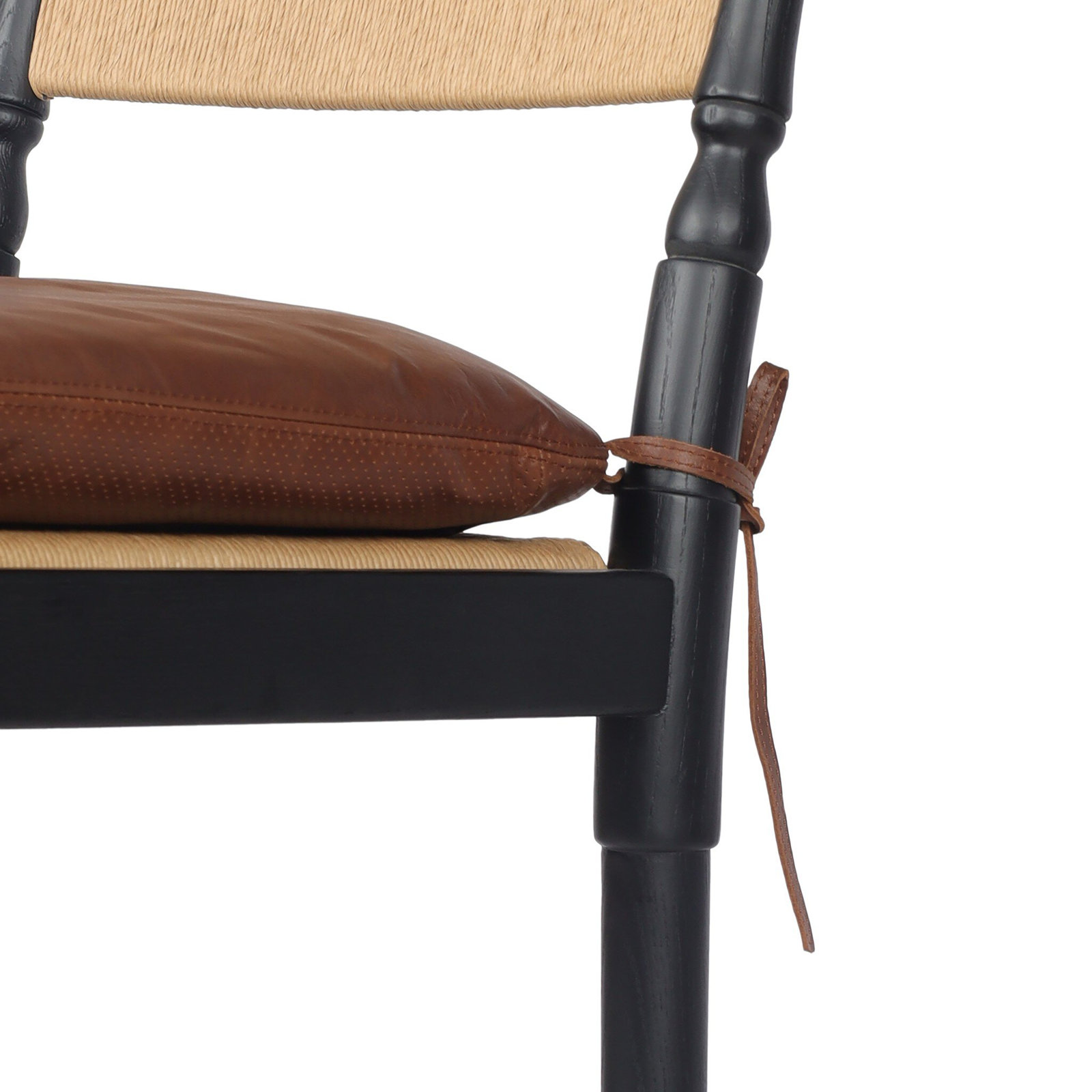 Fayth Bar and Counter Stool, Bar Stool (29.5” Seat Height)”, Stained Black Ash