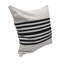 Coussin décoratif en coton rayé 22 po-653904743