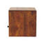Solis 1-Drawer Chestnut Wall-Mounted Nightstand, 1 Open Slot, Brown-1112414142
